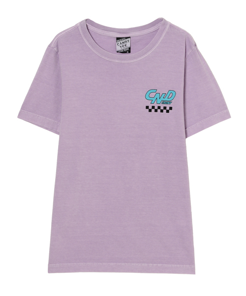 Candy Stripper（キャンディストリッパー）の「CND CRONY Tシャツ（Tシャツ/カットソー・レディース・オフホワイト/チャコールグレー/オレンジ/ラベンダー/ブラック・2/3/4）」の4枚目の写真