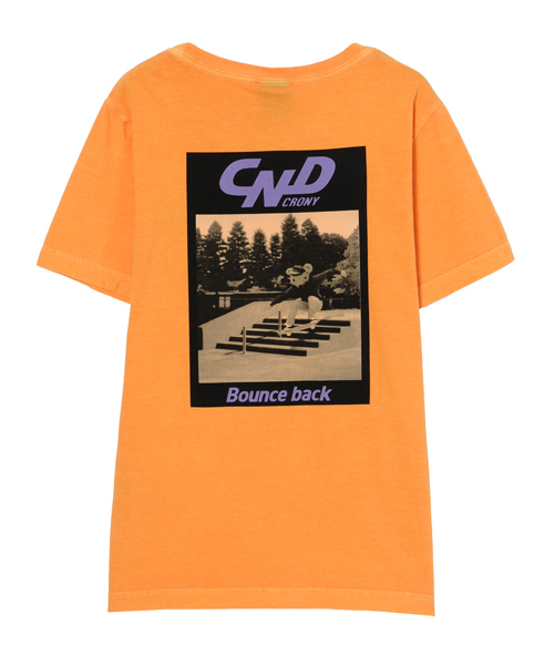 Candy Stripper（キャンディストリッパー）の「CND CRONY Tシャツ（Tシャツ/カットソー・レディース・オフホワイト/チャコールグレー/オレンジ/ラベンダー/ブラック・2/3/4）」の6枚目の写真