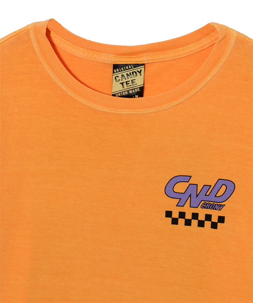 Candy Stripper（キャンディストリッパー）の「CND CRONY Tシャツ（Tシャツ/カットソー・レディース・オフホワイト/チャコールグレー/オレンジ/ラベンダー/ブラック・2/3/4）」の7枚目の写真