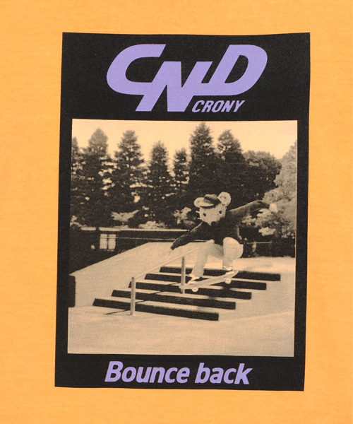 Candy Stripper（キャンディストリッパー）の「CND CRONY Tシャツ（Tシャツ/カットソー・レディース・オフホワイト/チャコールグレー/オレンジ/ラベンダー/ブラック・2/3/4）」の9枚目の写真