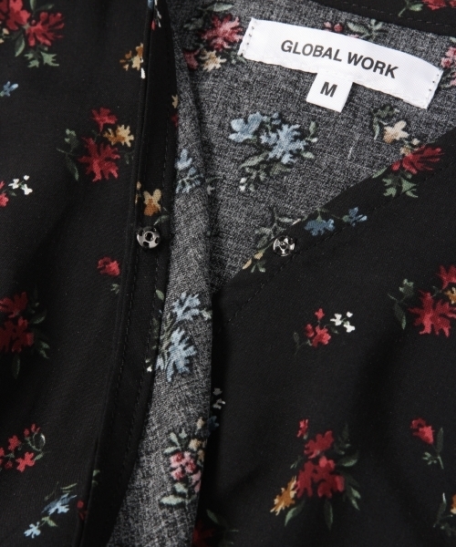 GLOBAL WORK（グローバルワーク）の「【キッズ】ハナガラカシュクールワンピース/801366（ワンピース・キッズ・ブラック/グリーン・XX-LARGE/X-LARGE/LARGE/MEDIUM/SMALL）」の12枚目の写真