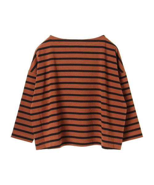メンズ Tシャツ ボーダー ドロップショルダー プルオーバーa1195 セール】ドロップショルダーボーダープルオーバー（Tシャツ