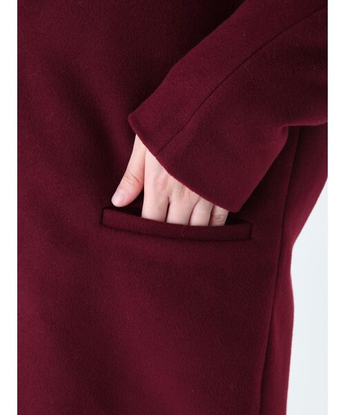 EMODA(エモダ)の「ラグランシングルコート(チェスターコート・レディース・ブラック/ブラウン/グレー/レッド・FREE)」の15枚目の写真