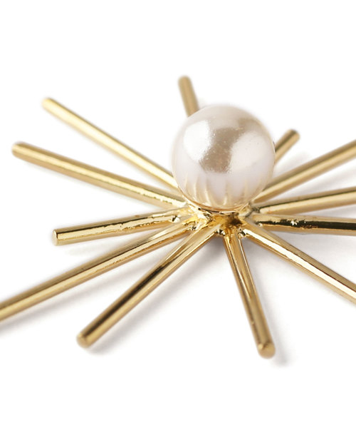 ANEMONE（アネモネ）の「一粒パールのトゥインクルピアス（ピアス（両耳用）・レディース・ゴールド/シルバー・FREE）」の3枚目の写真