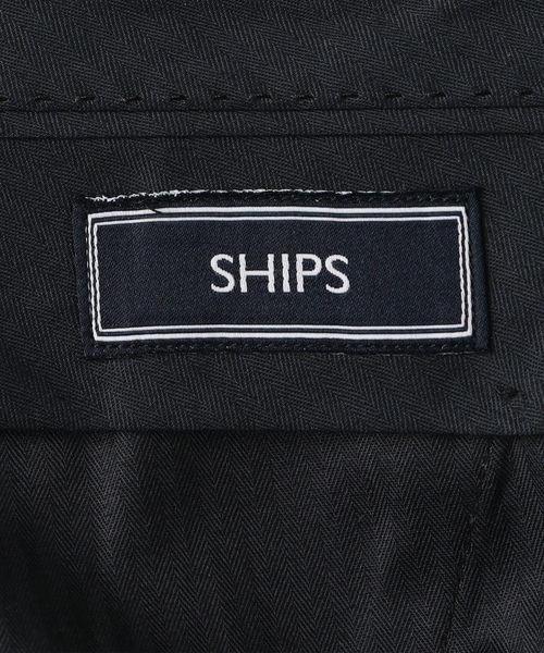 SHIPS(シップス)の「SD: 【CANONICO】ライト サキソニー ソリッドノープリーツ パンツ(ネイビー)(その他パンツ・メンズ・ネイビー・44/46/48)」の5枚目の写真