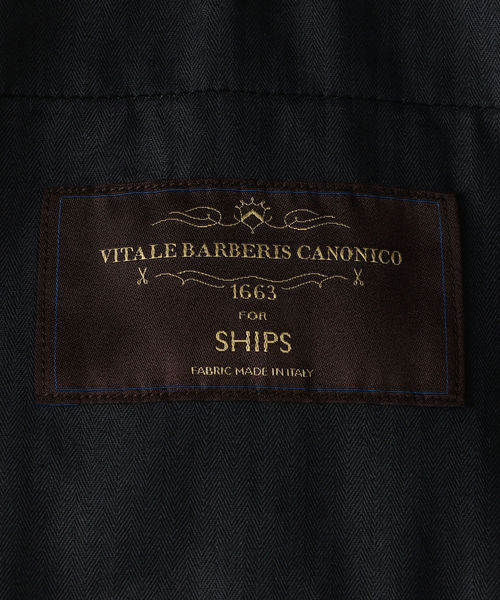 SHIPS(シップス)の「SD: 【CANONICO】ライト サキソニー ソリッドノープリーツ パンツ(ネイビー)(その他パンツ・メンズ・ネイビー・44/46/48)」の4枚目の写真