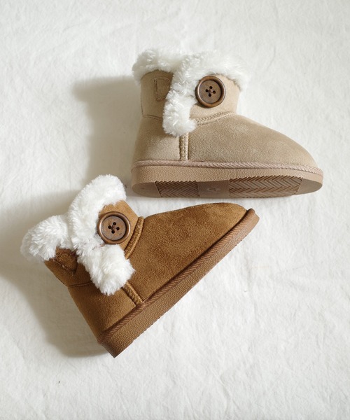 AmiAmi(アミアミ)の「キッズムートンブーツ(ブーツ・キッズ・ブラック/ベージュ/グレー/キャメル/チョコ・21cm/15cm/16cm/17cm/18cm/19cm/20cm)」の14枚目の写真