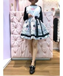 新品●送料無料●定価22680円●RoseMarie seoir●ハートスカート RoseMarie seoir（ローズマリーソワール）の「ミミ リボン