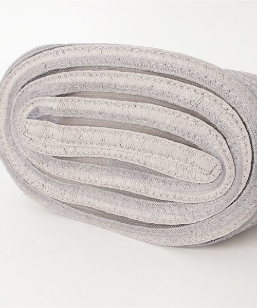 INTERPLANET（インタープラネット）の「フリルかごバッグ（かごバッグ・レディース・ブラック/パープル/グレー・フリー）」の7枚目の写真