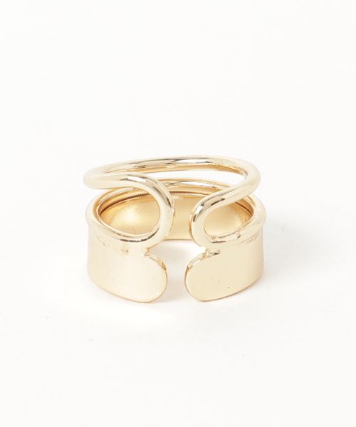 RiNc (リンク)の「【 Erin & Emma / エリン アンド エマ 】 Ring / ダブル リング(リング・レディース・ゴールド・FREE)」の3枚目の写真