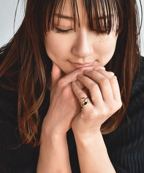 RiNc (リンク)の「【 Erin & Emma / エリン アンド エマ 】 Ring / ダブル リング(リング・レディース・ゴールド・FREE)」の4枚目の写真