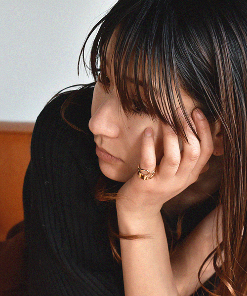 RiNc (リンク)の「【 Erin & Emma / エリン アンド エマ 】 Ring / ダブル リング(リング・レディース・ゴールド・FREE)」の5枚目の写真
