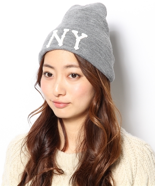 Auntie Rosa（アンティローザ）の「NYニットキャップ（ニットキャップ/ビーニー・レディース・ネイビー/グレー/ライトブルー/レッド・FREE）」の9枚目の写真
