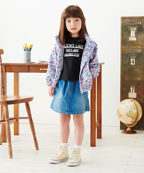 裾スカラップTシャツ 裾スカラップTシャツ