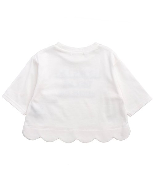 裾スカラップTシャツ 裾スカラップTシャツ