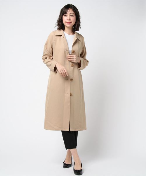 Colony 2139 コロニートゥーワンスリーナイン の ウエストベルト付ステンカラーコート スプリングコート ステンカラーコート Wear