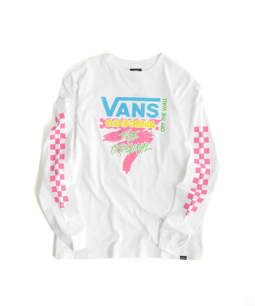 ROOPTOKYO(ループトウキョウ)の「VANS/ヴァンズ Neon Checker Racing L/S T-Shirt(Tシャツ/カットソー・メンズ・ホワイト/ブラック/イエロー・M/L/XL)」の13枚目の写真