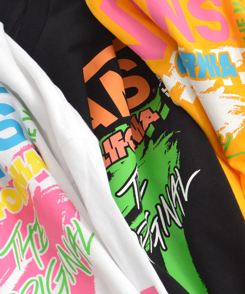 ROOPTOKYO(ループトウキョウ)の「VANS/ヴァンズ Neon Checker Racing L/S T-Shirt(Tシャツ/カットソー・メンズ・ホワイト/ブラック/イエロー・M/L/XL)」の9枚目の写真