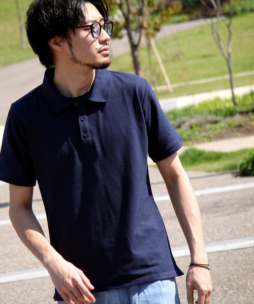 ZIP FIVE(ジップファイブ)の「【ZIP FIVE】【接触冷感・吸水速乾】クイックドライカノコポロシャツ(ポロシャツ・メンズ・ホワイト/ネイビー/グレー/ブラック/ダークネイビー/ブルー系その他/ブルー系その他2/ホワイト系その他/ホワイト系その他2/グレー系その他/レッド系その他/ホワイト×ブラック/ホワイト×グレー/ホワイト系その他6/ベージュ系その他/ブルー系その他3/ブルー系その他4/ブルー系その他5/ブルー系その他6/ブルー系その他7/ベージュ系/ネイビー系/ブラック系/ブラック系1・SMALL/MEDIUM/LARGE/X-LARGE/XX-LARGE)」の14枚目の写真