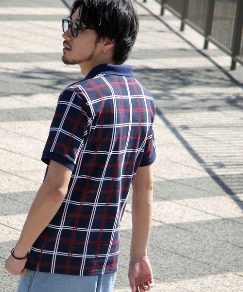 ZIP FIVE(ジップファイブ)の「【ZIP FIVE】【接触冷感・吸水速乾】クイックドライカノコポロシャツ(ポロシャツ・メンズ・ホワイト/ネイビー/グレー/ブラック/ダークネイビー/ブルー系その他/ブルー系その他2/ホワイト系その他/ホワイト系その他2/グレー系その他/レッド系その他/ホワイト×ブラック/ホワイト×グレー/ホワイト系その他6/ベージュ系その他/ブルー系その他3/ブルー系その他4/ブルー系その他5/ブルー系その他6/ブルー系その他7/ベージュ系/ネイビー系/ブラック系/ブラック系1・SMALL/MEDIUM/LARGE/X-LARGE/XX-LARGE)」の21枚目の写真