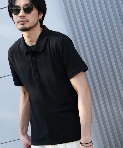 ZIP FIVE(ジップファイブ)の「【ZIP FIVE】【接触冷感・吸水速乾】クイックドライカノコポロシャツ(ポロシャツ・メンズ・ホワイト/ネイビー/グレー/ブラック/ダークネイビー/ブルー系その他/ブルー系その他2/ホワイト系その他/ホワイト系その他2/グレー系その他/レッド系その他/ホワイト×ブラック/ホワイト×グレー/ホワイト系その他6/ベージュ系その他/ブルー系その他3/ブルー系その他4/ブルー系その他5/ブルー系その他6/ブルー系その他7/ベージュ系/ネイビー系/ブラック系/ブラック系1・SMALL/MEDIUM/LARGE/X-LARGE/XX-LARGE)」の8枚目の写真