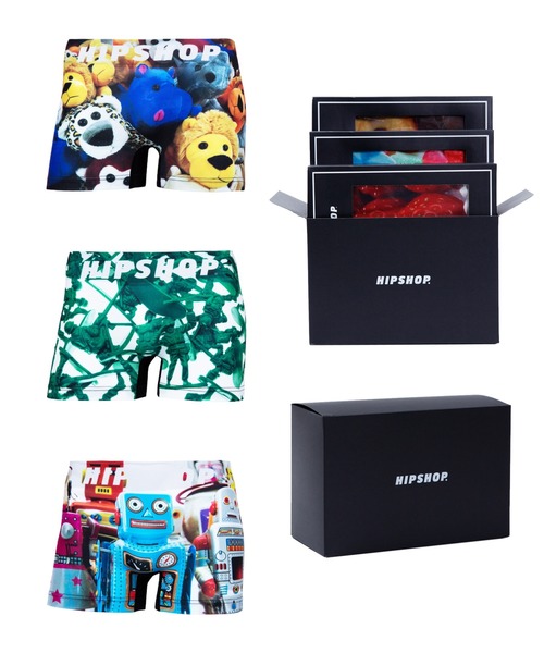 【プレゼントBOX付】   ボクサーパンツ 3枚セット HIPSHOP（ヒップショップ）の「Series3/シリーズ3 HIPSHOP