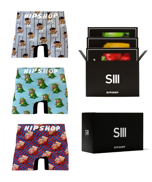 セール】Series3/シリーズ3 HIPSHOP ボクサーパンツ 3枚セット ギフト