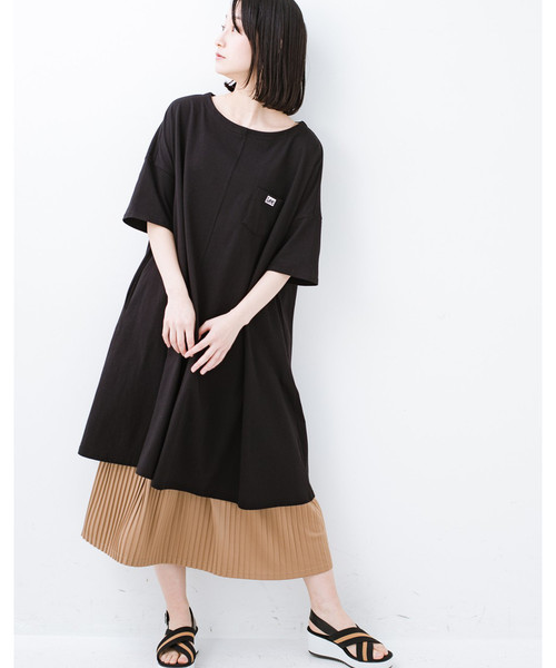 ワンピース ワンピースゆったりワンピース ワンピース Haco ハコ のファッション 別注lee