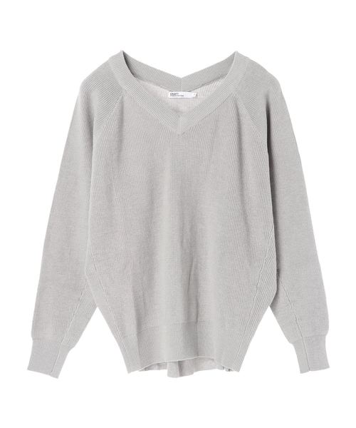 CRAFT STANDARD BOUTIQUE(クラフトスタンダードブティック)の「Vネックドルマンニットプルオーバー ○(ニット/セーター・レディース・ベージュ/ネイビー/アイボリー/グレー系その他・M/L)」の19枚目の写真