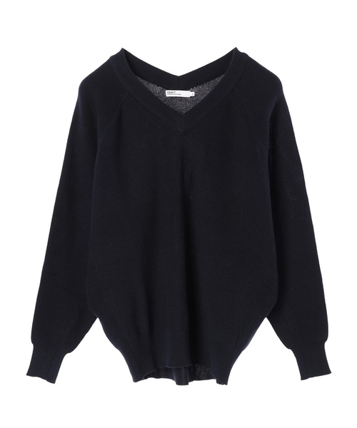 CRAFT STANDARD BOUTIQUE(クラフトスタンダードブティック)の「Vネックドルマンニットプルオーバー ○(ニット/セーター・レディース・ベージュ/ネイビー/アイボリー/グレー系その他・M/L)」の21枚目の写真
