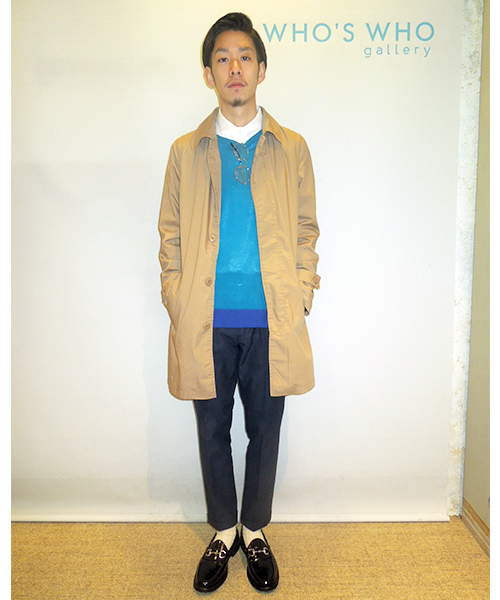 WHO'S WHO gallery（フーズフーギャラリー）の「STICKIES01（スラックス・メンズ・インディゴブルー/ネイビー/ダークブルー/ブルー・SMALL/MEDIUM/LARGE）」の18枚目の写真