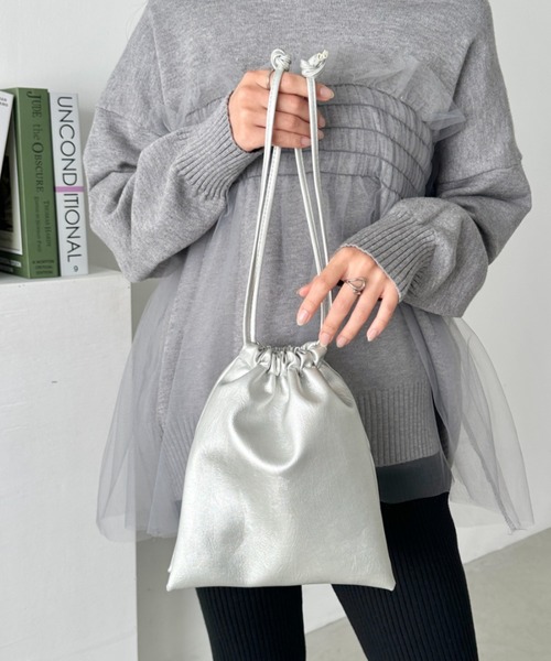 セール】2WAY 巾着 ミニショルダー（ショルダーバッグ）｜CLEA