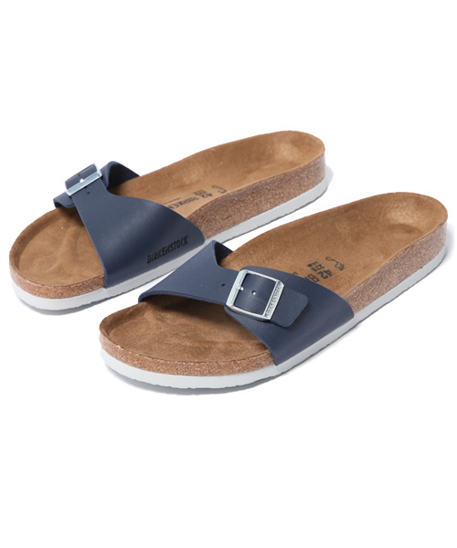 SHIPS（シップス）の「BIRKENSTOCK: 『MADRID』 ルームシューズ（サンダル・メンズ・ホワイト/ネイビー・41/42/43/40）」の2枚目の写真