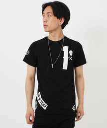 英字グラフィック半袖Tシャツ/カットソー