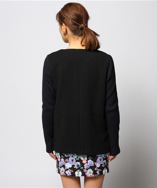 FREE'S SHOP（フリーズショップ）の「ダブルクロスジャケット（テーラードジャケット・レディース・ホワイト/ネイビー・FREE）」の8枚目の写真