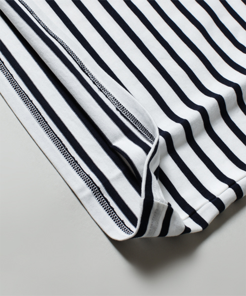 NANO universe（ナノユニバース）の「パネルボーダーポケットTee S/S（Tシャツ/カットソー・メンズ・ホワイト/グレー/チャコールグレー・SMALL/MEDIUM/X-LARGE/LARGE）」の12枚目の写真