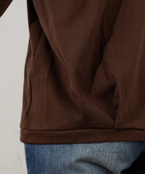 natural couture（ナチュラルクチュール）の「ワンショル肌見せトップス（Tシャツ/カットソー・レディース・アイボリー/ブラック/ブラウン/イエロー・FREE）」の9枚目の写真