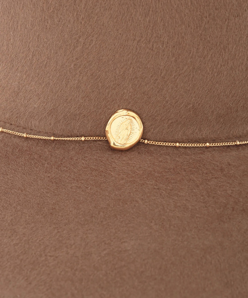 ALEXIA STAM（アリシアスタン）の「Flat Brim Fedora Hat/フラットブリムフェドラハット（ハット・レディース・アイボリー/ブラウン/ピンク系その他・FREE）」の20枚目の写真