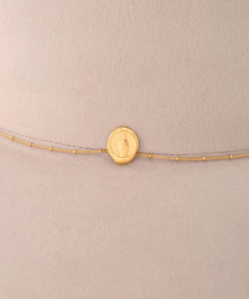 ALEXIA STAM（アリシアスタン）の「Flat Brim Fedora Hat/フラットブリムフェドラハット（ハット・レディース・アイボリー/ブラウン/ピンク系その他・FREE）」の14枚目の写真