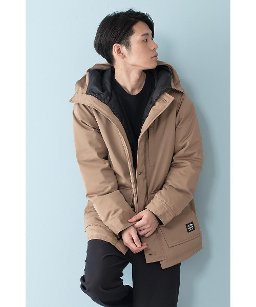 OUTDOOR PRODUCTS(アウトドアプロダクツ)の「【OUTDOOR PRODUCTS】撥水蓄熱中綿コート(その他アウター・メンズ・チャコールグレー/ブラック/ベージュ・SMALL/MEDIUM/LARGE/X-LARGE)」の3枚目の写真