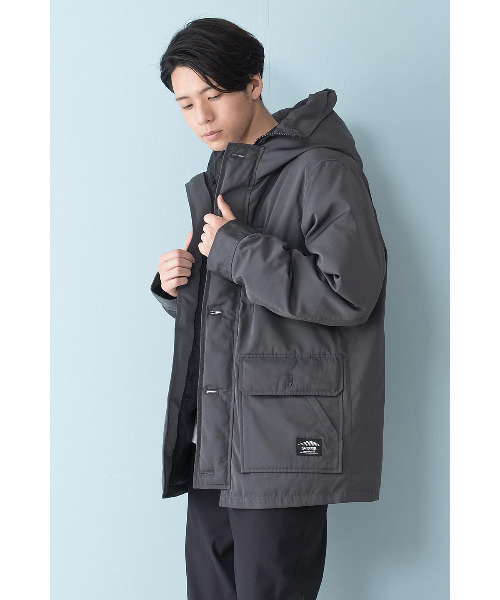 OUTDOOR PRODUCTS(アウトドアプロダクツ)の「【OUTDOOR PRODUCTS】撥水蓄熱中綿コート(その他アウター・メンズ・チャコールグレー/ブラック/ベージュ・SMALL/MEDIUM/LARGE/X-LARGE)」の12枚目の写真