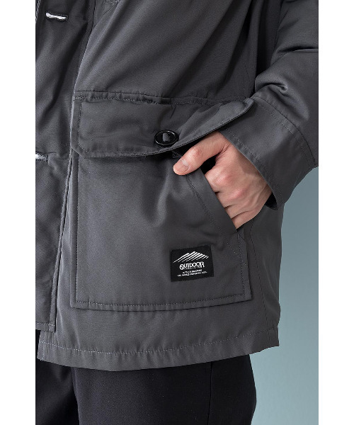 OUTDOOR PRODUCTS(アウトドアプロダクツ)の「【OUTDOOR PRODUCTS】撥水蓄熱中綿コート(その他アウター・メンズ・チャコールグレー/ブラック/ベージュ・SMALL/MEDIUM/LARGE/X-LARGE)」の6枚目の写真