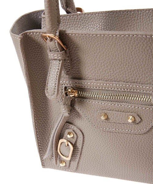 fifth（フィフス）の「スクエアデザインハンドバッグ（ハンドバッグ・レディース・アイボリー/モカ/ブラック・FREE）」の10枚目の写真