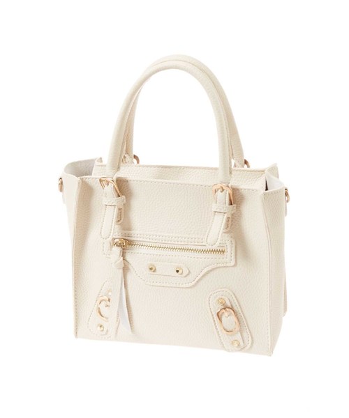 fifth（フィフス）の「スクエアデザインハンドバッグ（ハンドバッグ・レディース・アイボリー/モカ/ブラック・FREE）」の14枚目の写真