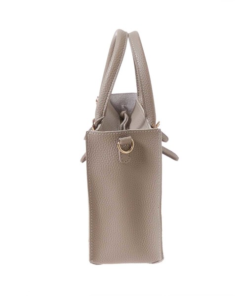 fifth（フィフス）の「スクエアデザインハンドバッグ（ハンドバッグ・レディース・アイボリー/モカ/ブラック・FREE）」の4枚目の写真