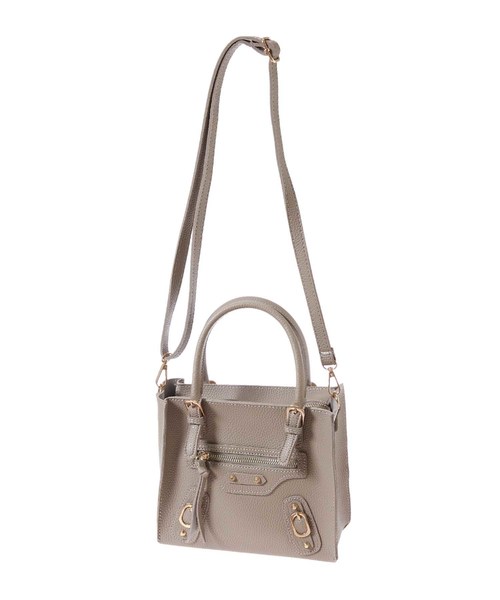 fifth（フィフス）の「スクエアデザインハンドバッグ（ハンドバッグ・レディース・アイボリー/モカ/ブラック・FREE）」の8枚目の写真