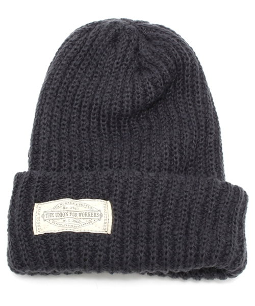 goa（ゴア）の「ﾘﾌﾞ編みｶﾗｰﾆｯﾄｷｬｯﾌﾟ（ニットキャップ/ビーニー・レディース・ブラウン/ベージュ/ネイビー/マスタード/モカ・FREE）」の4枚目の写真