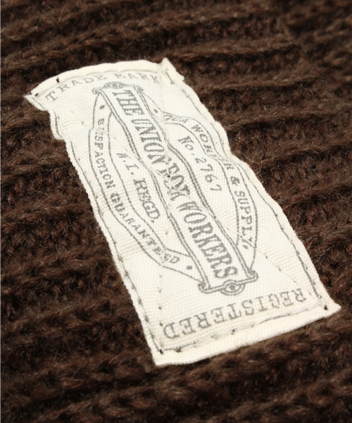 goa（ゴア）の「ﾘﾌﾞ編みｶﾗｰﾆｯﾄｷｬｯﾌﾟ（ニットキャップ/ビーニー・レディース・ブラウン/ベージュ/ネイビー/マスタード/モカ・FREE）」の7枚目の写真