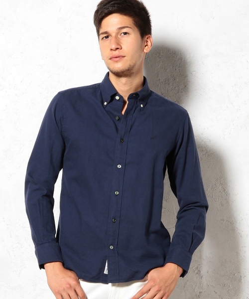 green label relaxing(グリーンレーベルリラクシング)の「B/CRAZY VIYELLA EMBRO シャツ ◆(シャツ/ブラウス・メンズ・ホワイト/ワインレッド/ネイビー/ブラック/オレンジ/パープル・MEDIUM/SMALL/LARGE/X-LARGE/X-SMALL)」の3枚目の写真