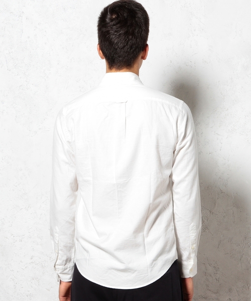 green label relaxing(グリーンレーベルリラクシング)の「B/CRAZY VIYELLA EMBRO シャツ ◆(シャツ/ブラウス・メンズ・ホワイト/ワインレッド/ネイビー/ブラック/オレンジ/パープル・MEDIUM/SMALL/LARGE/X-LARGE/X-SMALL)」の10枚目の写真